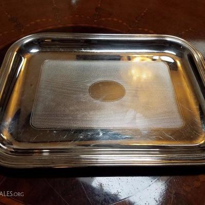 Lot-88 10" Christofle Rectangle Serving Tray