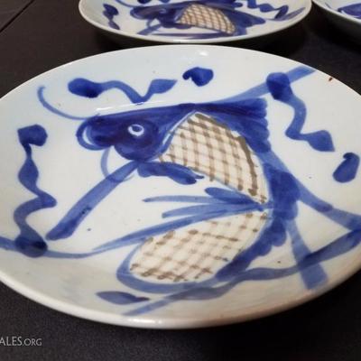 Lot-119 Set of 6- 8 1/2"Tao-Kwang Plates #2