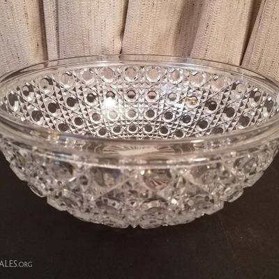 Lot-96 Large 10" Baccarat Crystal Bowl #2