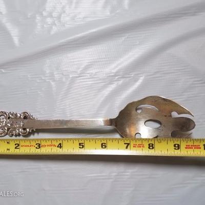 Lot-64 Single Large 9.5" Silver Spoon Stamped 900