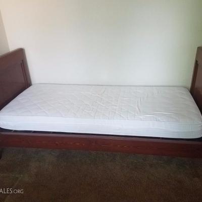 Lot-20 Wooden Single Slated Bed Frame