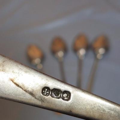 Lot-61 5 Pc Silver Plate Spoon Lot Stamped (Loose)