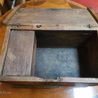 Lot-161 Antique Spanish Wooden Chest