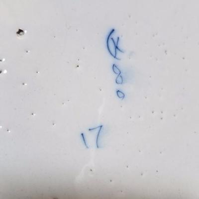 Lot-116 Set of 2 Blue Asian Plates #2 (Excellent Cond.)