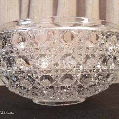 Lot-95 Large 10" Baccarat Crystal Bowl #1