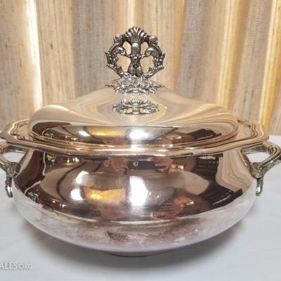 Lot-85 7x8 Elephant Stamped Soup Tureen
