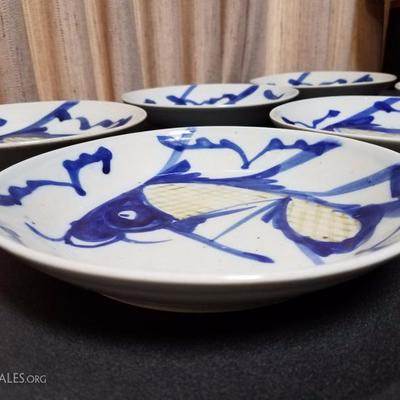 Lot-118 Set of 6- 8 1/2"Tao-Kwang Plates #1