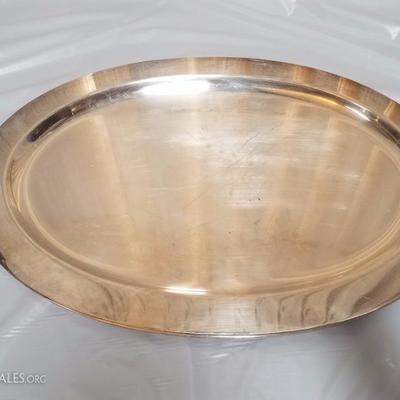 Lot-83 19" Sliver Plate Serving Platter