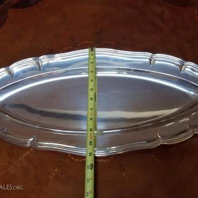 Lot-77 25"x11" Mappin & Webb LTD Serving Platter Fish Plate