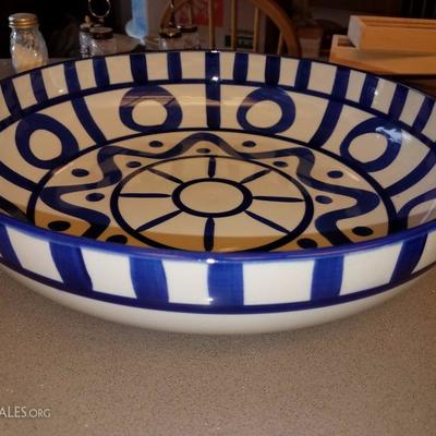 Lot-127 LTD Large Blue Dansk Bowl 
