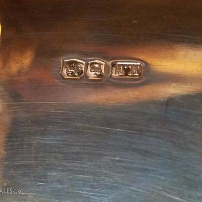Lot-112 Silver & Crystal Ink Set Henry Wilkinson