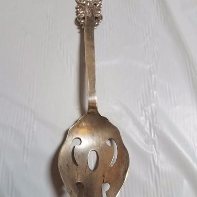 Lot-64 Single Large 9.5" Silver Spoon Stamped 900
