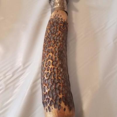 Lot-60 Stag Set Knife & Fork 4 Pc in Case A&N.C.S.L.
