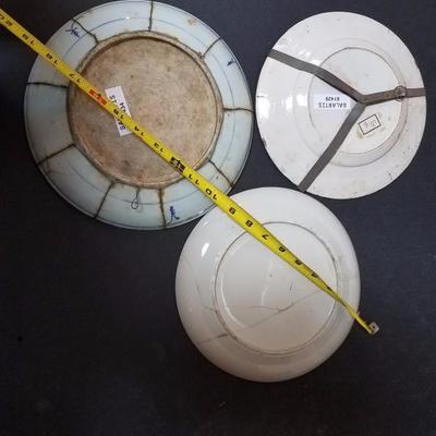 Lot-120 Lot of 3 Various Asian Plates 