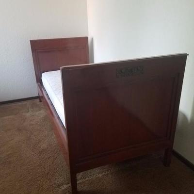 Lot-20 Wooden Single Slated Bed Frame