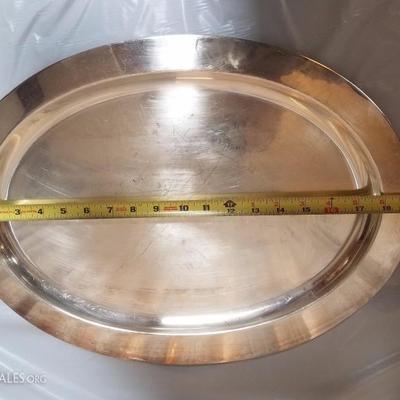 Lot-83 19" Sliver Plate Serving Platter