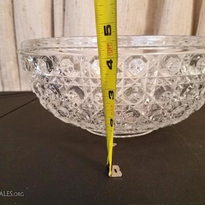 Lot-95 Large 10" Baccarat Crystal Bowl #1