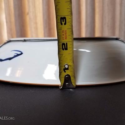 Lot-115 Set of 2 Blue Asian Plates #1 (1 repaired)