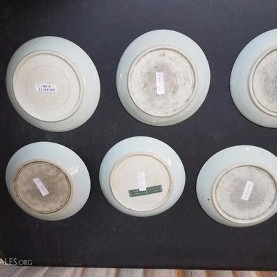Lot-119 Set of 6- 8 1/2"Tao-Kwang Plates #2