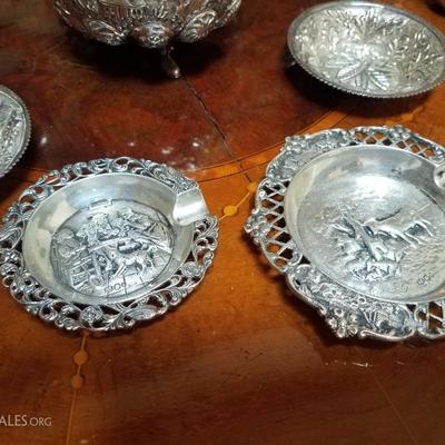 Lot-80 11 Pc Various Mixed Silver Plate Assortment (Teapot)