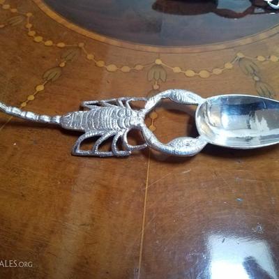 Lot-59 Set of 6 Scorpion Salt Cellars Unmarked #1