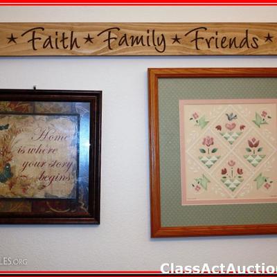 3 Piece Wall Art - Lot 55