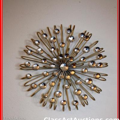 Large Metal Beaded Wall Art - Lot 59