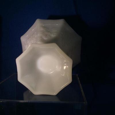 Milk Glass Candy Dish
