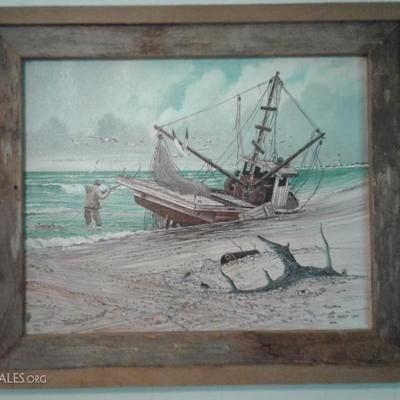 Oil painting by Bob Baker