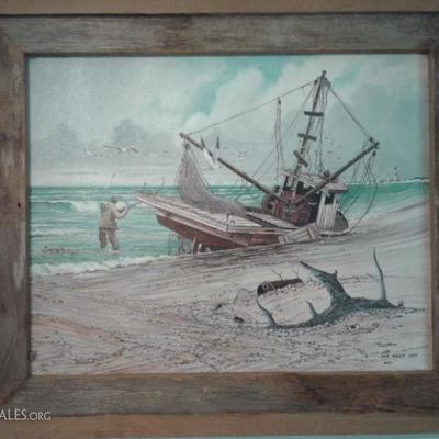 Oil painting by Bob Baker