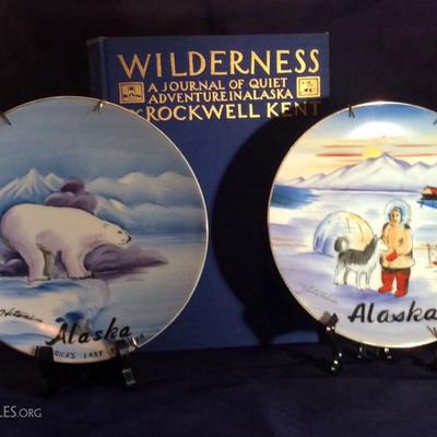 LOT 14B  2 Alaska Plates and Journal 