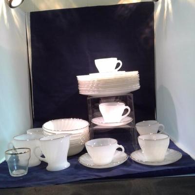 Set of Fire King Ware