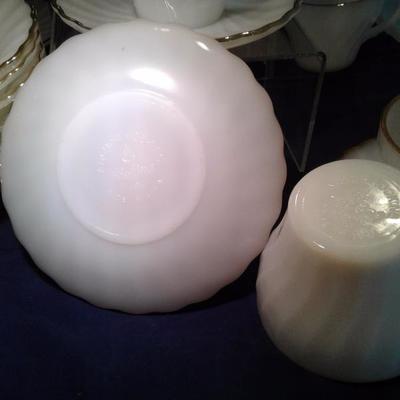 Set of Fire King Ware