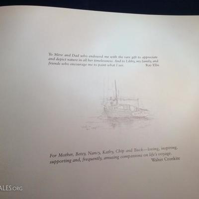 Book Lot 17C  Coffee Table Books by Ray Ellis and Walter Cronkite