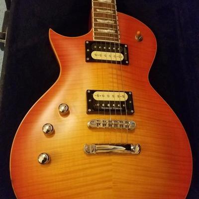 Lot-F15 ESP Eclipse Les Paul Left Handed Guitar w/ Case