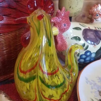Lot-C17 20+ Country Rooster DÃ©cor Various Mixed Lot