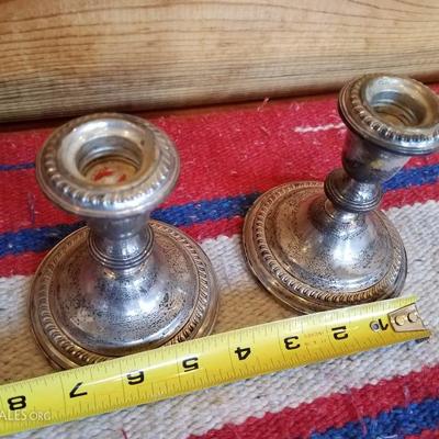 Lot-B60 Pair of Weighted Sterling Empire 47