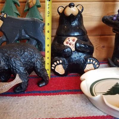 Lot-E1 7 Pc Mixed Bear DÃ©cor Assorted Forest Items