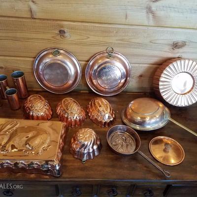Lot-B8 15 Pc Mixed Decorative Brass Assortment Wall Hanger 