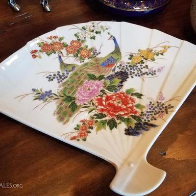 Lot-B61 9 Pc Cloissone DÃ©cor Oriental Asian Mixed Lot