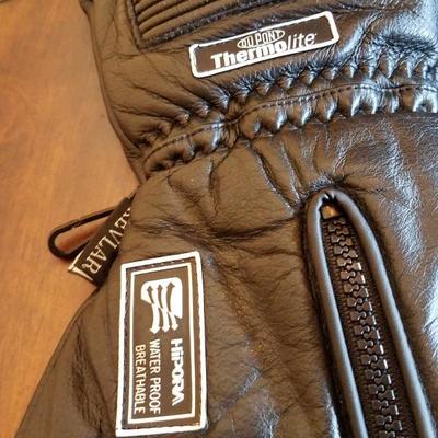 Lot-C43 XL Black Dupont Snowmobile Thermolife Gloves 