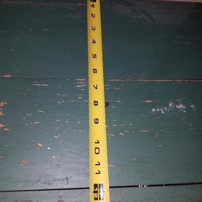 Lot-D12 Vintage Green Rolling Bar Cart Painted Wood