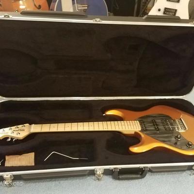 Lot-F9 Silhoutte Special Left Hand Guitar Ernie Ball Music Man in Aztec Gold