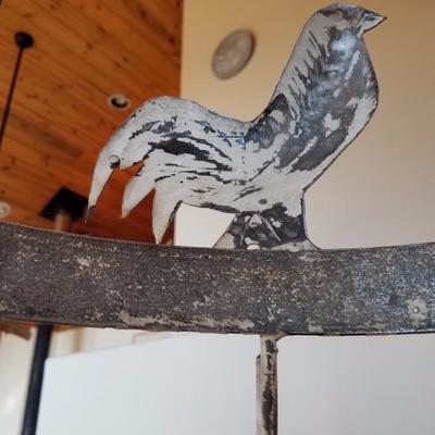 Lot A1 Country Rooster Kitchen Pot/Pan Hanging Organizer