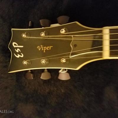 Lot-F14 ESP Viper Left Handed 6 String Guitar W/ Case