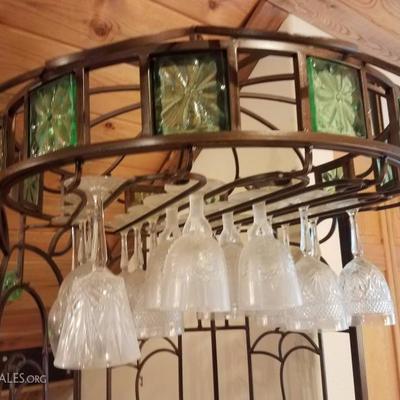 Lot-D5 Round Twisted Metal Wine Vineyard Bar