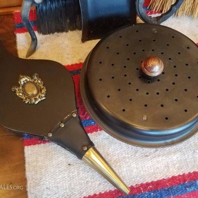 Lot-B23 13 Pc Nostalgic Fireplace Accessory Set Mixed Assorted Tool Lot