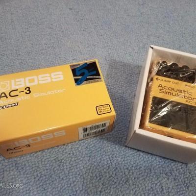Lot-F30 Boss AC-3 Acoustic Simulator Switch Pedal