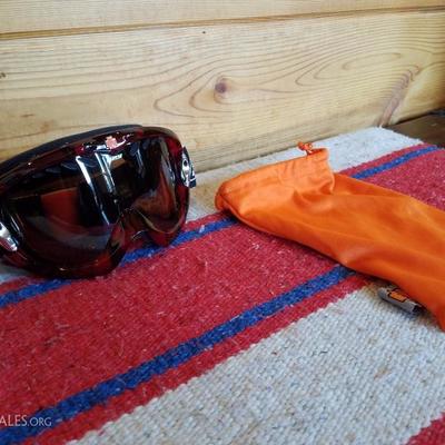 Lot-C35 Red & Black Spy Winter Snow Ski Goggles