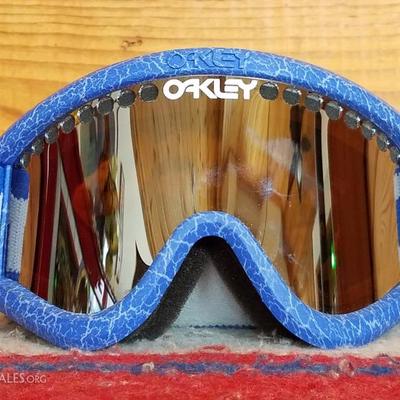 Lot-C33 Blue & Metallic Oakley Ski Goggles